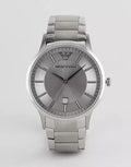  Shop Authentic Emporio Armani Classic Quartz Silver Dial Silver Steel Strap Watch For Men - AR2478 - Luxxuri