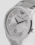  Shop Authentic Emporio Armani Classic Quartz Silver Dial Silver Steel Strap Watch For Men - AR2478 - Luxxuri