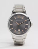  Shop Authentic Emporio Armani Renato Quartz Grey Dial Silver Steel Strap Watch For Men - AR2514 - Luxxuri