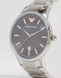  Shop Authentic Emporio Armani Renato Quartz Grey Dial Silver Steel Strap Watch For Men - AR2514 - Luxxuri