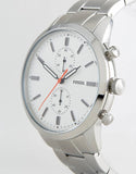  Shop Authentic Fossil Townsman White Dial Silver Steel Strap Watch for Men - FS5346 - Luxxuri