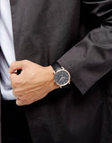  Shop Authentic Fossil The Minimalist Black Dial Black Leather Strap Watch for Men - FS5376 - Luxxuri