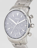  Shop Authentic Fossil Goodwin Chronograph Black Dial Silver Steel Strap Watch for Men - FS5412 - Luxxuri