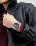  Shop Authentic Fossil Goodwin Chronograph Black Dial Silver Steel Strap Watch for Men - FS5412 - Luxxuri