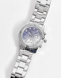  Shop Authentic Guess Confetti Diamonds Blue Dial Silver Steel Strap Watch for Women - W0774L6 - Luxxuri