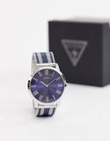  Shop Authentic Guess Richmond Blue Dial Two Tone Mesh Bracelet Watch for Men - W1179G1 - Luxxuri