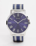  Shop Authentic Guess Richmond Blue Dial Two Tone Mesh Bracelet Watch for Men - W1179G1 - Luxxuri
