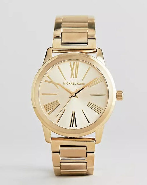 Shop Authentic Michael Kors Hartman Quartz Gold Dial Gold Steel Strap Watch For Women - MK3490 - Luxxuri
