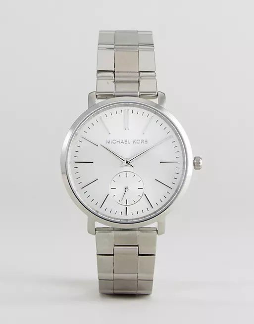  Shop Authentic Michael Kors Jaryn Quartz Silver Dial Silver Steel Strap Watch For Women - MK3499 - Luxxuri