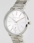  Shop Authentic Michael Kors Jaryn Quartz Silver Dial Silver Steel Strap Watch For Women - MK3499 - Luxxuri