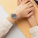  Shop Authentic Michael Kors Cinthia Mother of Pearl Grey Dial Two Tone Steel Strap Watch for Women - MK3642 - Luxxuri
