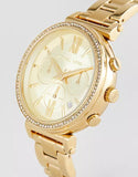  Shop Authentic Michael Kors Sofie Chronograph Quartz Gold Dial Gold Steel Strap Watch For Women - MK6559 - Luxxuri