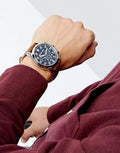  Shop Authentic Michael Kors Gage Chronograph Blue Dial Brown Leather Strap Watch For Men - MK8362 - Luxxuri
