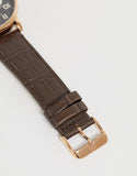  Shop Authentic Tommy Hilfiger Daniel Black Dial Brown Leather Strap Watch for Men - 1710379 - Luxxuri