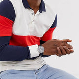  Shop Authentic Tommy Hilfiger Daniel Black Dial Black Leather Strap Watch for Men - 1710381 - Luxxuri