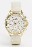 Shop Authentic Tommy Hilfiger Ari Diamonds White Dial Cream Leather Strap Watch for Women - 1781982 - Luxxuri