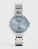  Shop Authentic Tommy Hilfiger Angela Blue Dial Silver Steel Strap Watch for Women - 1782126 - Luxxuri