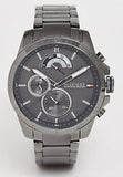  Shop Authentic Tommy Hilfiger Decker Quartz Black Dial Black Steel Strap Watch for Men - 1791347 - Luxxuri