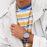  Shop Authentic Tommy Hilfiger Decker Quartz Black Dial Black Steel Strap Watch for Men - 1791347 - Luxxuri