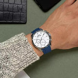  Shop Authentic Tommy Hilfiger Decker Quartz White Dial Blue Rubber Strap Watch for Men - 1791349 - Luxxuri
