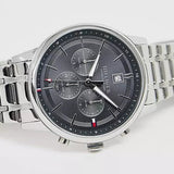  Shop Authentic Tommy Hilfiger Kyle Chronograph Grey Dial Silver Steel Strap Watch for Men - 1791632 - Luxxuri