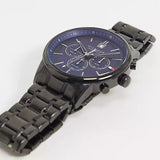  Shop Authentic Tommy Hilfiger Kyle Quartz Blue Dial Black Steel Strap Watch for Men - 1791633 - Luxxuri