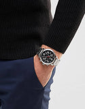  Shop Authentic Tommy Hilfiger Jake Chronograph Black Dial Silver Steel Strap Watch for Men - 1791234 - Luxxuri