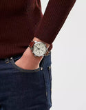  Shop Authentic Tommy Hilfiger Jake Multifunction White Dial Brown Leather Strap Watch for Men - 1791230 - Luxxuri