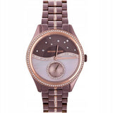  Shop Authentic Michael Kors Lauryn Rose Gold Dial Brown Steel Strap Watch for Women - MK3757 - Luxxuri