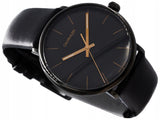  Shop Authentic Calvin Klein High Noon Quartz Black Dial Black Leather Strap Watch for Men - K8M214CB - Luxxuri