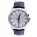  Shop Authentic Calvin Klein Infinity Silver Dial Black Leather Strap Watch for Men - K5S341C6 - Luxxuri