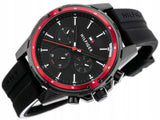  Shop Authentic Tommy Hilfiger Mason Black Dial Black Rubber Strap Watch for Men - 1791793 - Luxxuri