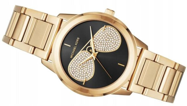  Shop Authentic Michael Kors Hartman Analog Quartz Black Dial Gold Steel Strap Watch For Women - MK3647 - Luxxuri