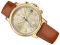  Shop Authentic Tommy Hilfiger Claudia Rose Gold Dial Brown Leather Strap Watch for Women - 1781818 - Luxxuri