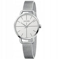  Shop Authentic Calvin Klein Even White Dial Silver Mesh Bracelet Watch for Women - K7B23126 - Luxxuri
