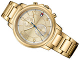  Shop Authentic Tommy Hilfiger Claudia Gold Dial Gold Steel Strap Watch for Women - 1781821 - Luxxuri