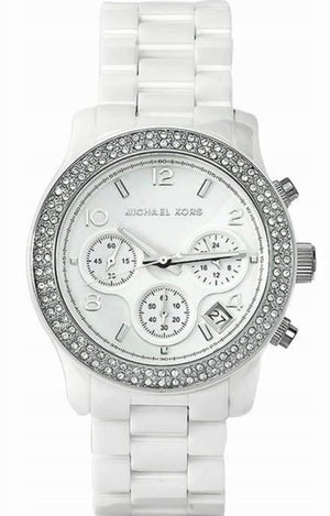  Shop Authentic Michael Kors Runway White Dial White Steel Strap Watch for Women - MK5188 - Luxxuri