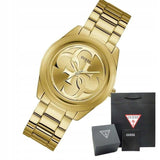  Shop Authentic Guess G-Twist Gold Dial Gold Steel Strap Watch for Women - W1082L2 - Luxxuri