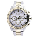  Shop Authentic Hugo Boss Ikon Chronograph Silver Dial Two Tone Steel Strap Watch for Men - 1512960 - Luxxuri