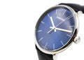  Shop Authentic Calvin Klein High Noon Quartz Blue Dial Black Leather Strap Watch for Men - K8M211CN - Luxxuri