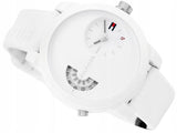  Shop Authentic Tommy Hilfiger Denim White Dial White Rubber Strap Watch for Men - 1791558 - Luxxuri