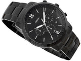  Shop Authentic Fossil Neutra Chronograph Black Dial Black Steel Strap Watch for Men - FS5474 - Luxxuri