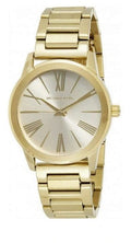  Shop Authentic Michael Kors Hartman Quartz Gold Dial Gold Steel Strap Watch For Women - MK3490 - Luxxuri