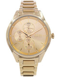  Shop Authentic Hugo Boss Grand Course Gold Dial Gold Steel Strap Watch for Women - 1502584 - Luxxuri