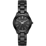  Shop Authentic Michael Kors Mini Slim Runway Black Dial Black Steel Strap Watch for Women - MK3587 - Luxxuri