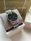  Shop Authentic Michael Kors Runway Chronograph Black Dial Silver Steel Strap Watch For Women - MK5708 - Luxxuri