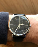  Shop Authentic Calvin Klein Posh Black Dial Black Leather Strap Watch for Men - K8Q371C1 - Luxxuri