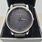  Shop Authentic Emporio Armani Classic Quartz Grey Dial Grey Leather Strap Watch For Men - AR1730 - Luxxuri