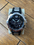  Shop Authentic Guess Intrepid Chronograph Black Dial Two Tone Steel Strap Watch for Men - W0167G1 - Luxxuri
