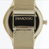  Shop Authentic Swarovski Octea Nova Silver Dial Gold Mesh Bracelet Watch for Women - 5430417 - Luxxuri